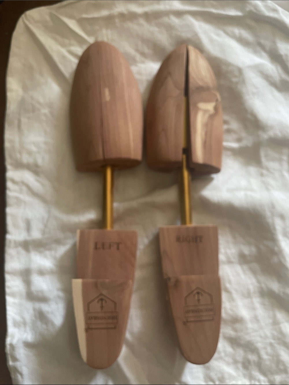 Men's Cedar Shoe Trees - Natural Wood Finish (Left & Right Pair)